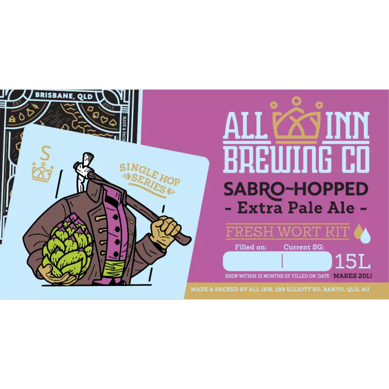 Pack All Inn Sabro-Hopped - Extra Pale Ale • 10 390 FCFP