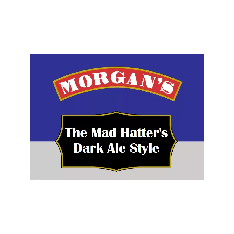 Morgan's The Mad Hatter's Dark Ale Style • FCFP7,200