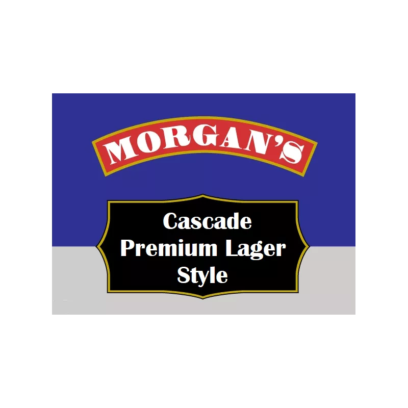 Morgan's Cascade Premium Lager Style • FCFP6,950