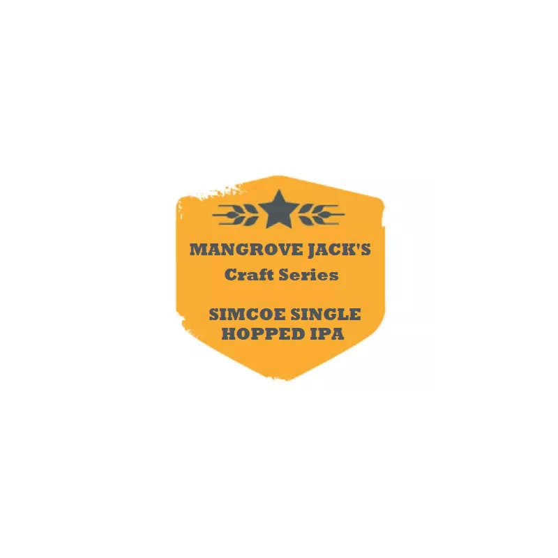Mangrove Jack's Craft Series Simcoe Single Hopped IPA + Dry Hopping Pack • 7 000 FCFP