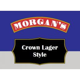 Morgan's Crown Lager Style