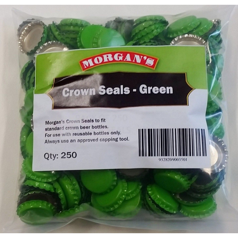 Morgan's Crown Seals Green (x 250) 1250