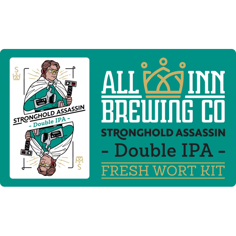 All Inn Stronghold Assassin - Double IPA - FWK (15l) • FCFP9,990