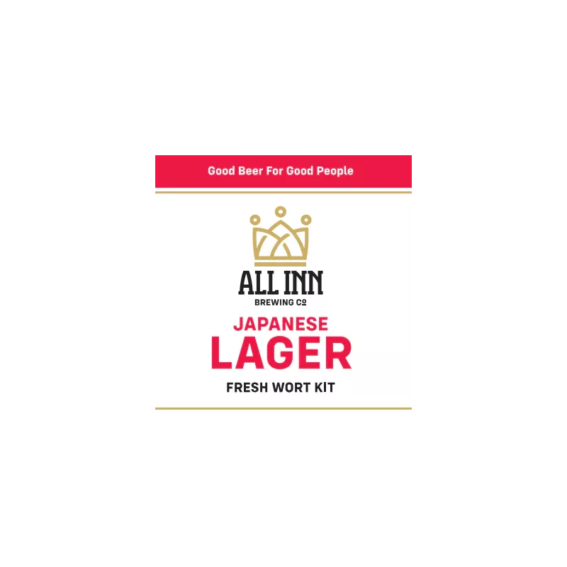 Pack All Inn Kissaki - Japanese Lager "RICE LAGER, LIGHT AND EASY" ...