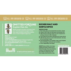 All Inn Omitted Fortune - English Pale Ale - FWK (15l) “RICHE EN MA...