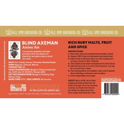 All Inn Blind Axeman - Amber Ale - FWK (15l) "MALTS RUBIS, RICH E...