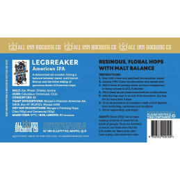 All Inn Legbreaker - American IPA - FWK (15l) "RESINOUS AND FLORAL...