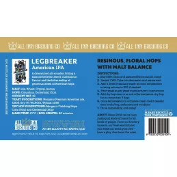 Pack All Inn Legbreaker - American IPA • 10 390 FCFP