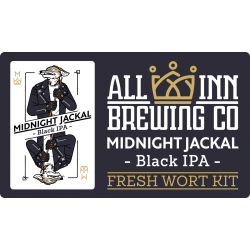 All Inn Midnight Jackal - Black IPA - FWK (15l)