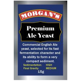 Morgan's Premium Ale Yeast (15g) 600 FCFP