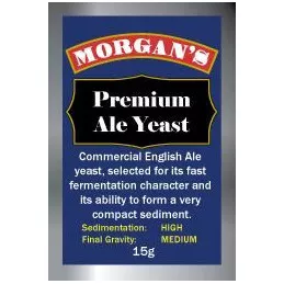 Morgan's Premium Ale Yeast (15g) • 800 FCFP