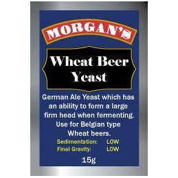 Morgan's Wheat Beer Yeast (15g) 600 FCFP