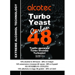 Alcotec 48hr Carbon Turbo Yeast (283g) 1,250.00
