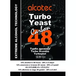 Alcotec 48hr Carbon Turbo Yeast (283g) • 1 250 FCFP