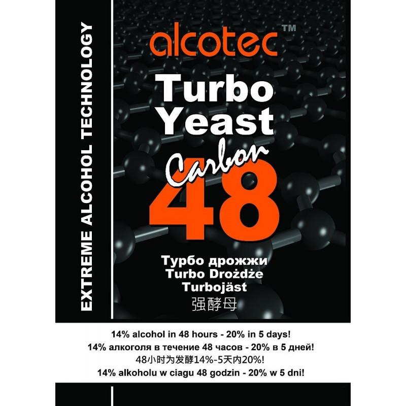 Alcotec 48hr Carbon Turbo Yeast (283g) 1,250.00