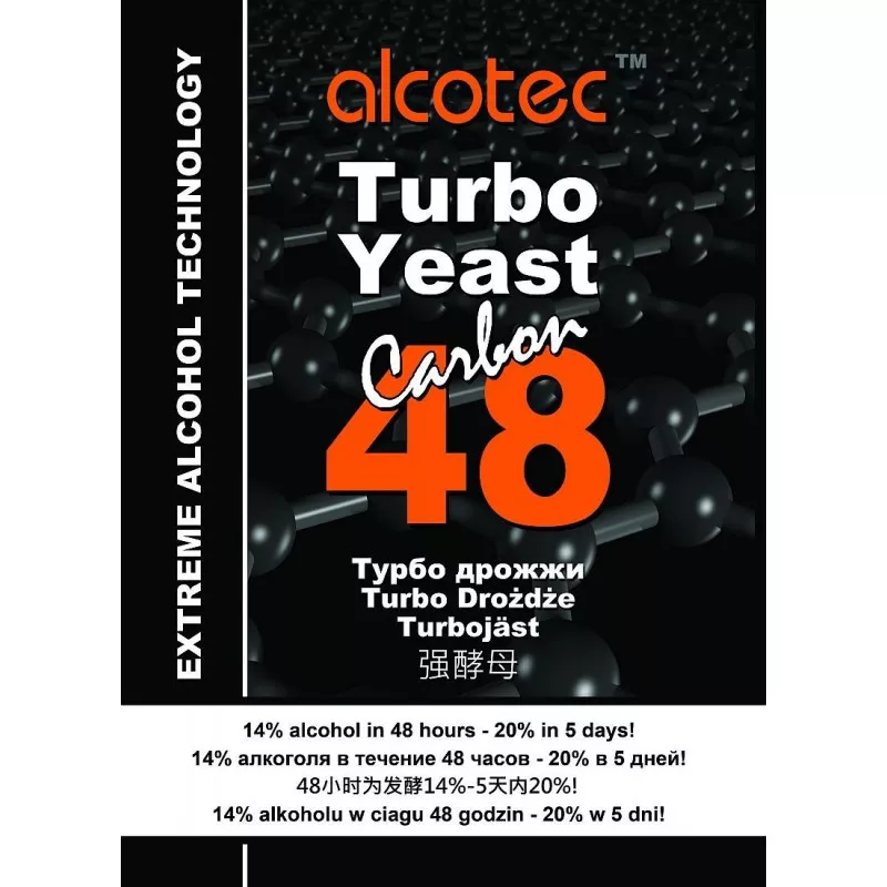 Alcotec 48hr Carbon Turbo Yeast (283g) • FCFP1,250