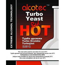 Alcotec Turbo Yeast Red Hot (140g) 1,050.00