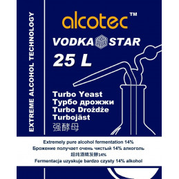 Alcotec VodkaStar 25L Turbo Yeast (125g) 1,050.00