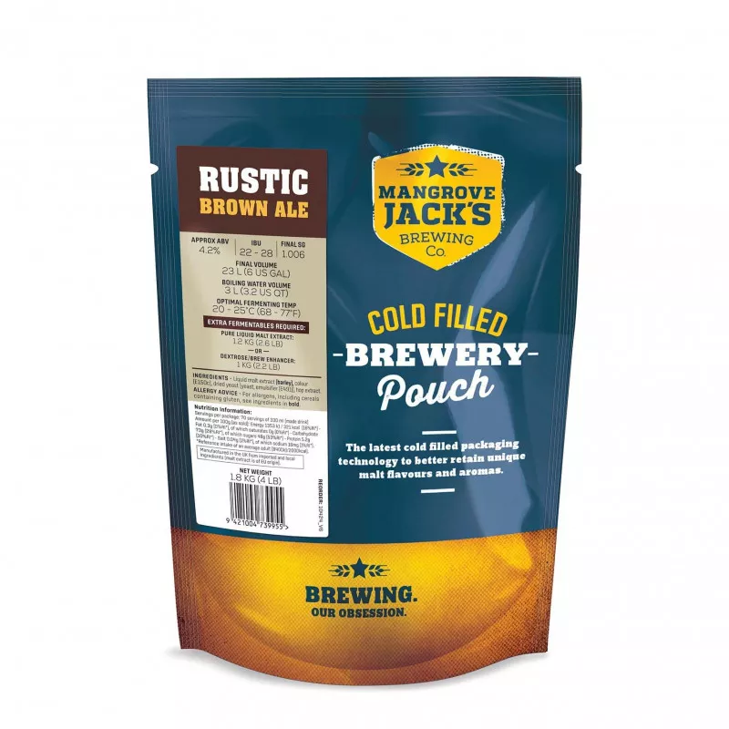 Mangrove Jack's Traditional Series Rustic Brown Ale (1,8kg) • 3 100 FCFP